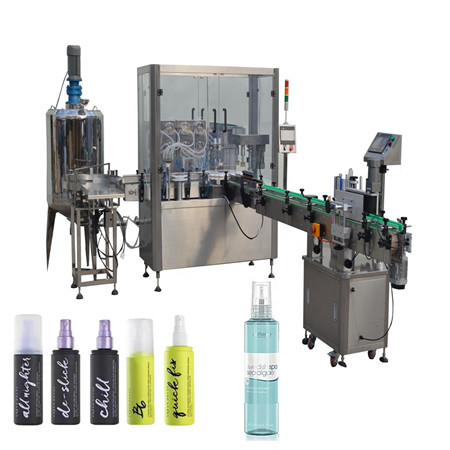 Mesin pengisian kosmetik automatik dengan mesin pengisi botol Mesin pengisian botol 30ml dengan pengisi cecair 50ml